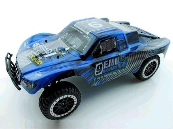 1/8 4WD Off Road Short Course Mavi Fırçasız Elektirikli RC Araba, Remo 8025 - Görsel 4