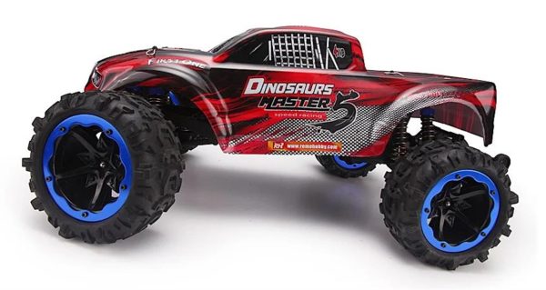 1/8 4WD Off Road Monster Truck Kırmızı Fırçasız Elektirikli RC Araba, Remo 8035 - Görsel 2