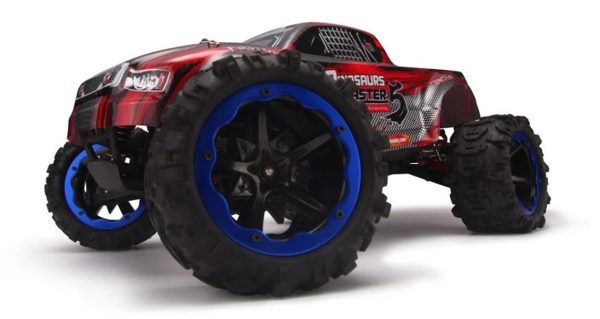 1/8 4WD Off Road Monster Truck Kırmızı Fırçasız Elektirikli RC Araba, Remo 8035 - Görsel 3
