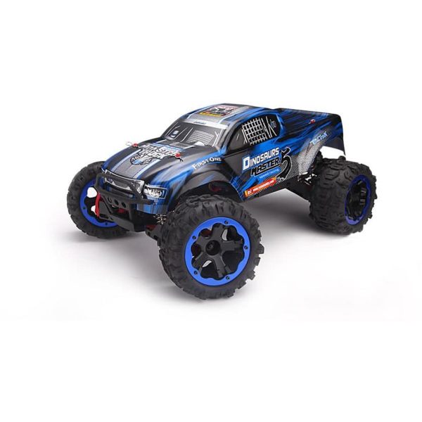 1/8 4WD Off Road PRO Monster Truck Mavi Fırçasız Elektirikli RC Araba, Remo 8036 - Görsel 3