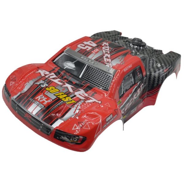 1/16 Kırmızı Short Course RC Araba Kaportası, Remo D2602