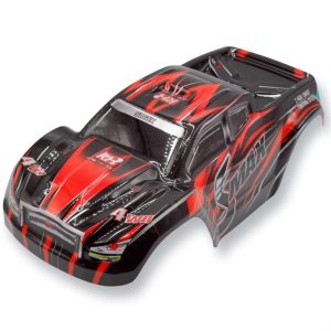 1/16 Kırmızı Monster Truck RC Araba Kaportası, Remo D3602