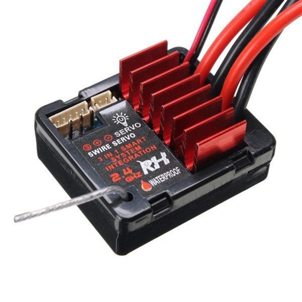 3 in 1 Akıllı Sistem Su Geçirmez 1/16 Araç ESC'si, Remo E9901 - Görsel 3
