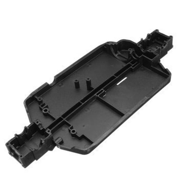 Siyah Alt Şasi 1/16 Araç içinRC Araba Yedek Parçası, Remo P2501