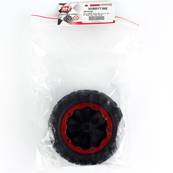 Kırmızı Renk Jant Ve lastik RC Araba Yedek Parçası, Remo P3978R - Görsel 3