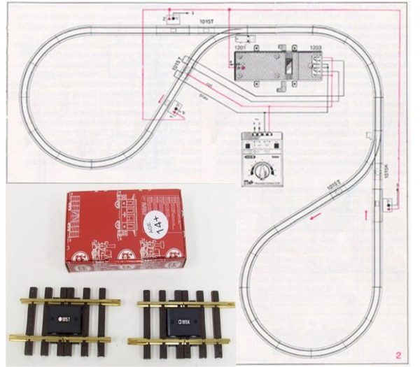 Reverse Loop Track Set 2X150 Mm., LGB 10151 - Görsel 2