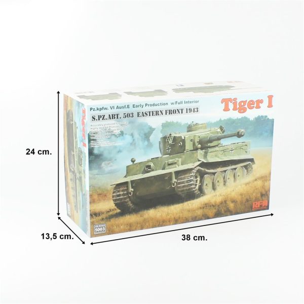 1/35 Tiger I Erken Dönem Tankı İç Detaylı Maketi, RFM Model 5003 - Görsel 5