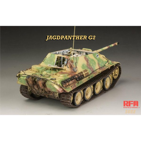 1/35 Jagdpanther G2 İç Detaylı İmha Tanklı Maketi, RFM Model 5022 - Görsel 4