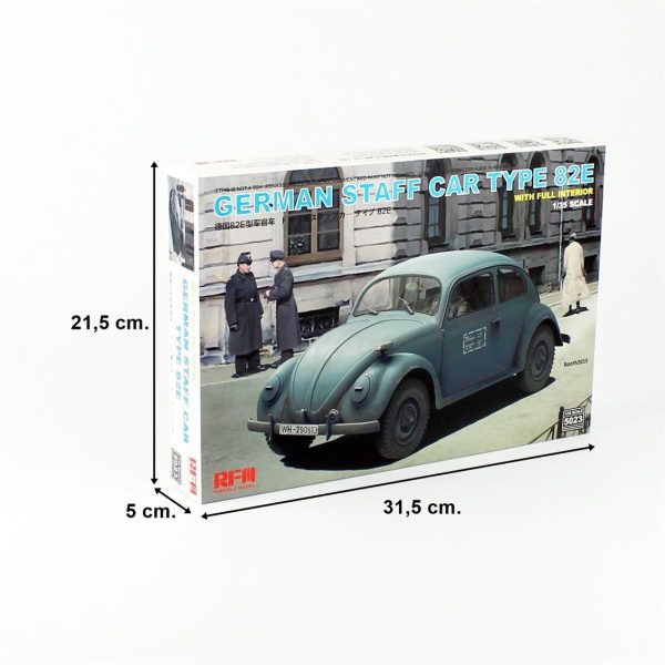 1/35 Tip 82E İç Detaylı Alman Personel Aracı Maketi, RFM Model 5023 - Görsel 5