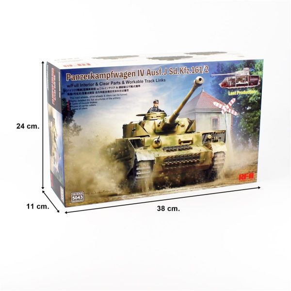 1/35 Pz.Kpfw. IV Ausf. J Geç Dönem Tankı İç Detaylı Maketi, RFM Model 5043 - Görsel 5