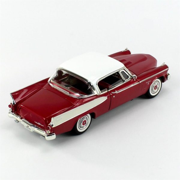 1/18 1958 Studebaker Altınen Hawk Claret Diecast Araba, Road Signature 20018 - Görsel 4