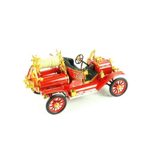 1/18 1914 Model T Fire Engine Red Diecast Araba, Road Signature 20038 - Görsel 2