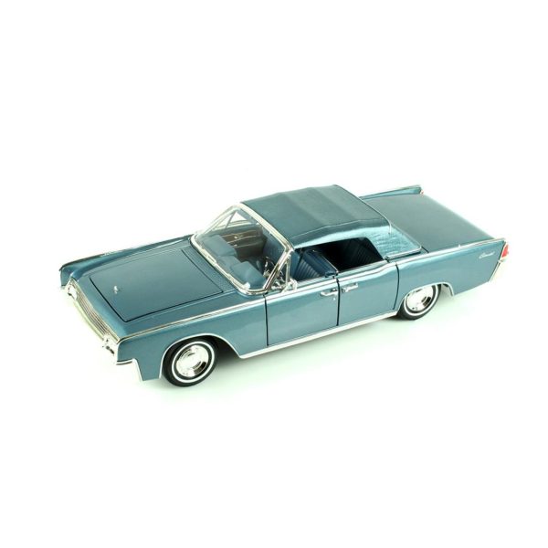 1/18 1961 Lincoln Continantal Dark Blue Diecast Araba, Road Signature 20088 - Görsel 5