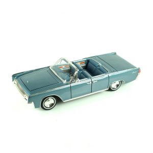 1/18 1961 Lincoln Continantal Dark Blue Diecast Araba, Road Signature 20088