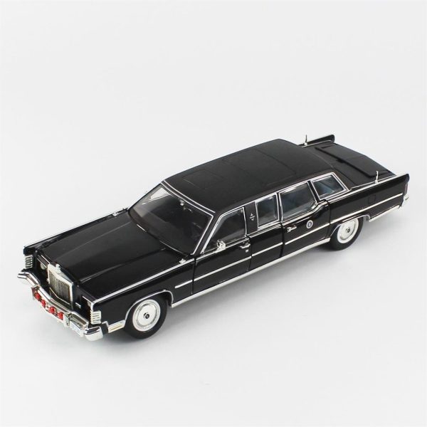 1/24 1972 Lincoln Continental Reagan Car Black Diecast Araba, Road Signature 24068