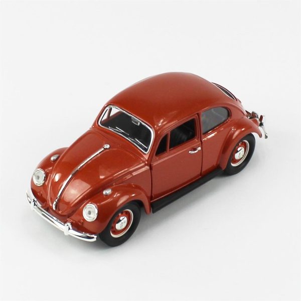 1/24 1967 Volkswagen Beetle Brown Diecast Araba, Road Signature 24202