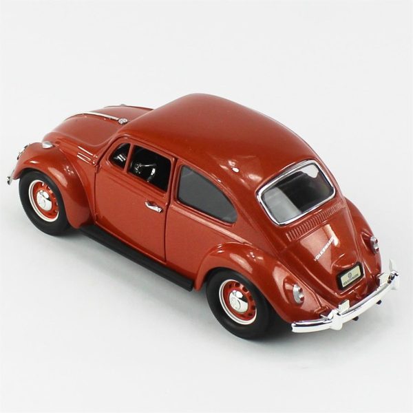 1/24 1967 Volkswagen Beetle Brown Diecast Araba, Road Signature 24202 - Görsel 3