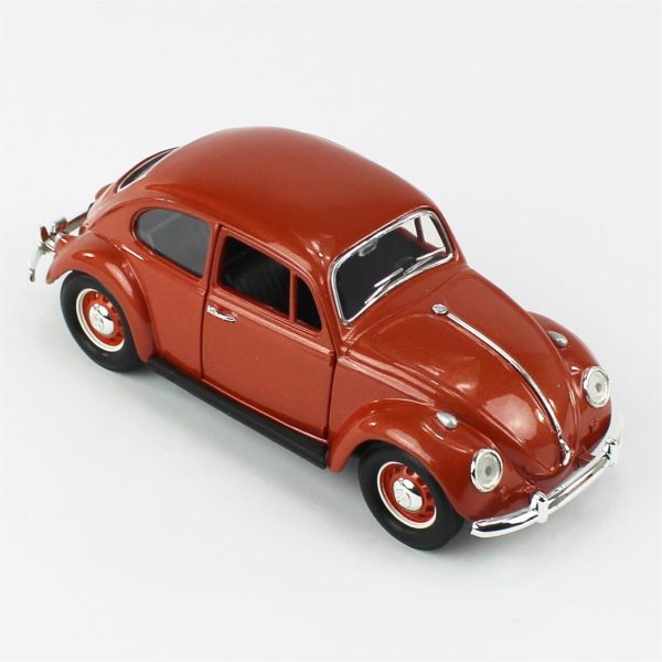 1/24 1967 Volkswagen Beetle Brown Diecast Araba, Road Signature 24202 - Görsel 2