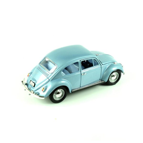 1/18 1967 Volkwagen Beetle Metalik Blue Diecast Araba, Road Signature 92078 - Görsel 2