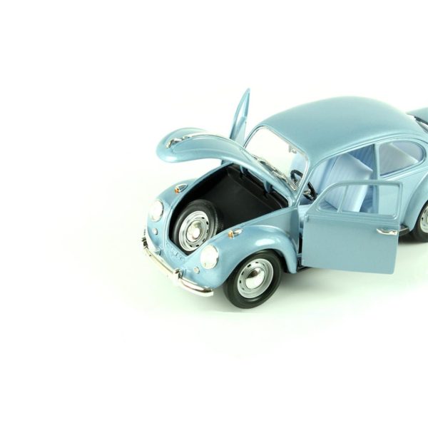 1/18 1967 Volkwagen Beetle Metalik Blue Diecast Araba, Road Signature 92078 - Görsel 3