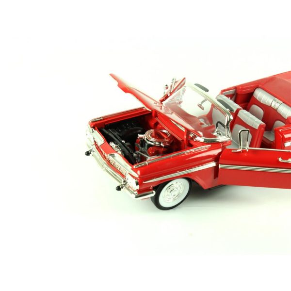 1/18 1959 Chevrolet İmpala Red Diecast Araba, Road Signature 92118 - Görsel 3
