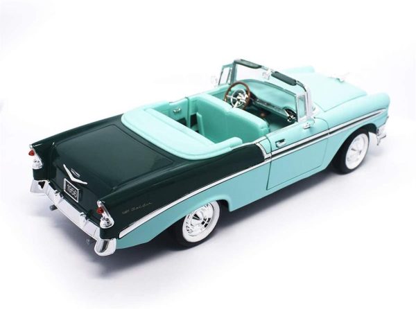 1/18 1956 Chevrolet Belair Green Diecast Araba, Road Signature 92128 - Görsel 2