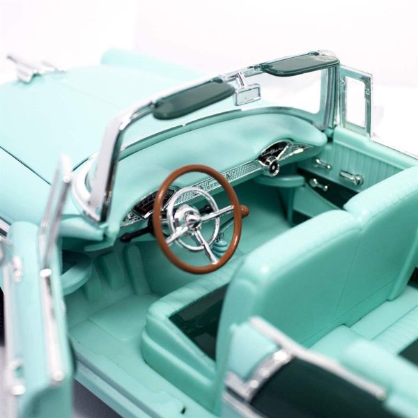 1/18 1956 Chevrolet Belair Green Diecast Araba, Road Signature 92128 - Görsel 4