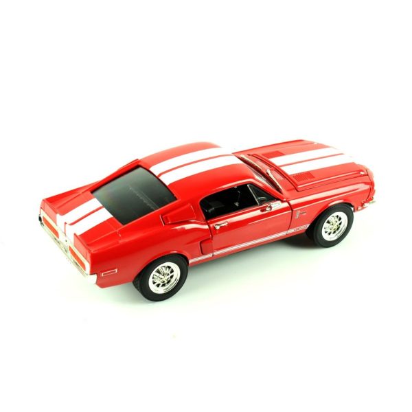 1/18 1968 Shelby GT500KR Red Diecast Araba, Road Signature 92168 - Görsel 2