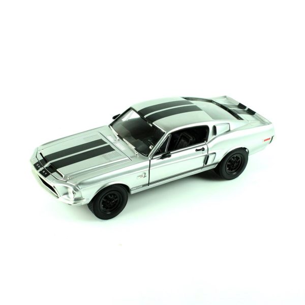 1/18 1969 Shelby GT500KR Chrome Diecast Araba, Road Signature 92168