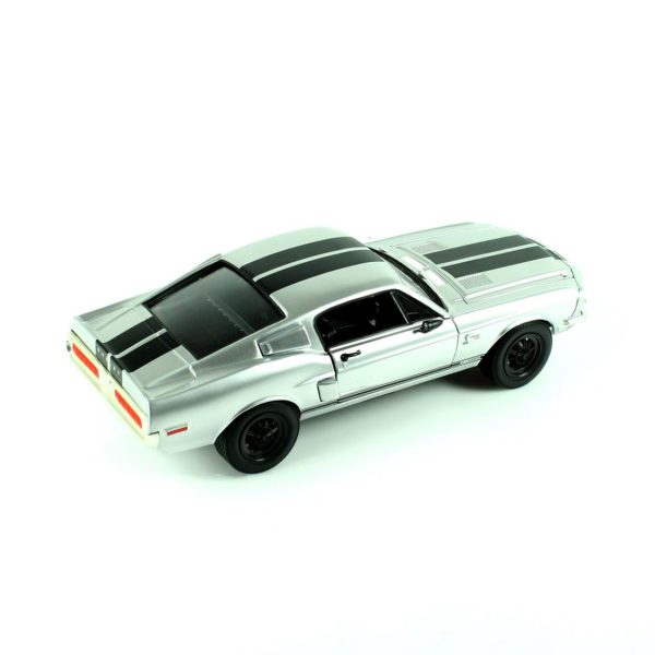 1/18 1969 Shelby GT500KR Chrome Diecast Araba, Road Signature 92168 - Görsel 2