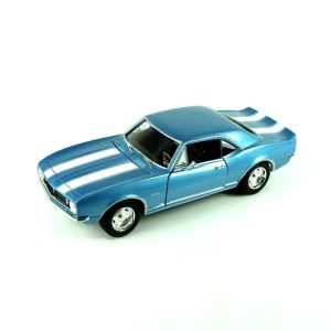 1/18 1968 Chevrolet Camaro Z 28 Metalik Blue Diecast Araba, Road Signature 92188
