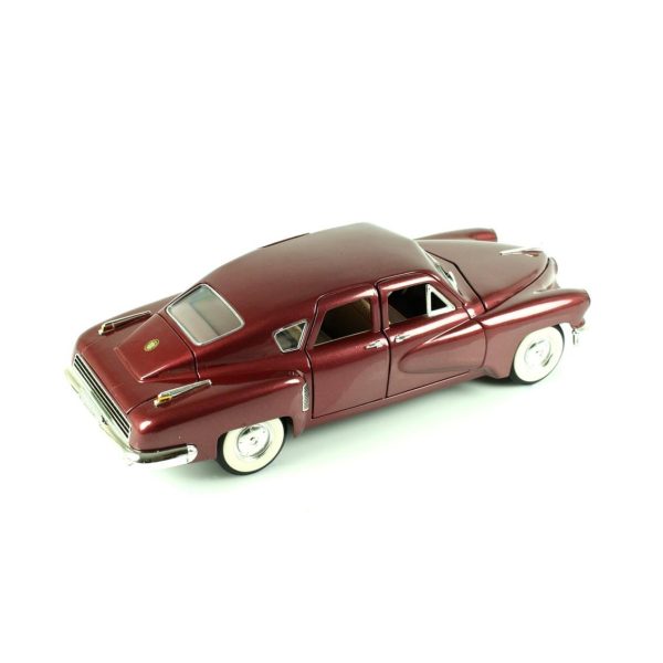1/18 1948 Tucket TorpedoBurgundy Diecast Araba, Road Signature 92268 - Görsel 2