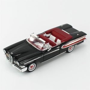 1/18 1958 Edsel Station Convertible Black Diecast Araba, Road Signature 92298