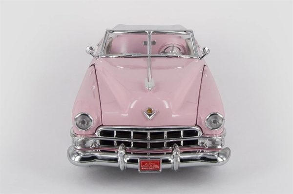 1/18 1949 Cadillac Coupe Deville Convertible Pink Diecast Araba, Road Signature 92308 - Görsel 6