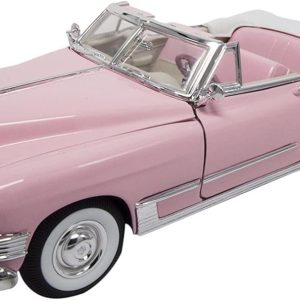 1/18 1949 Cadillac Coupe Deville Convertible Pink Diecast Araba, Road Signature 92308