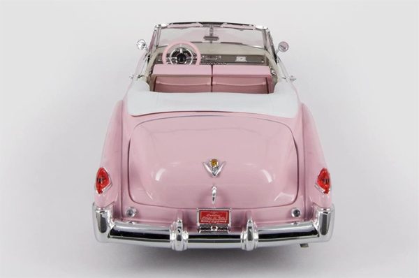 1/18 1949 Cadillac Coupe Deville Convertible Pink Diecast Araba, Road Signature 92308 - Görsel 7