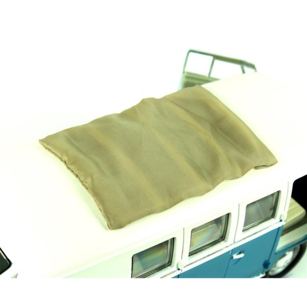 1/18 1962 Volkwagen Microbus Sunroof Blue Diecast Araba, Road Signature 92327 - Görsel 5