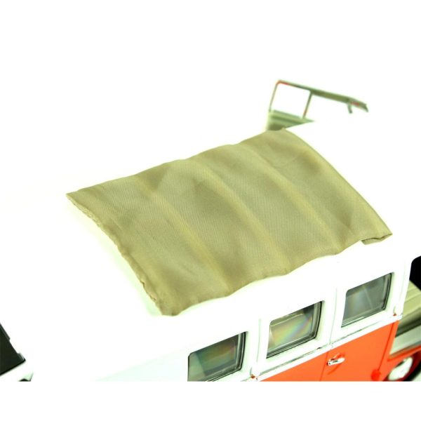 1/18 1963 Volkwagen Microbus Sunroof Orange Diecast Araba, Road Signature 92327 - Görsel 5