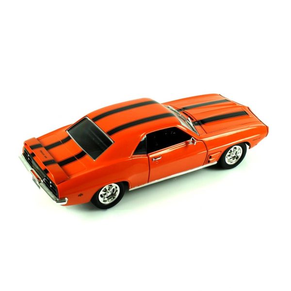 1/18 1969 Pontiac Firebird Transam Orange Diecast Araba, Road Signature 92368 - Görsel 2