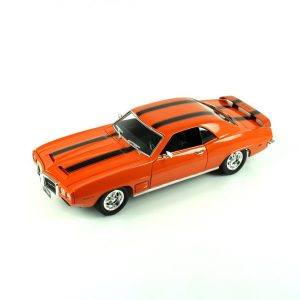 1/18 1969 Pontiac Firebird Transam Orange Diecast Araba, Road Signature 92368