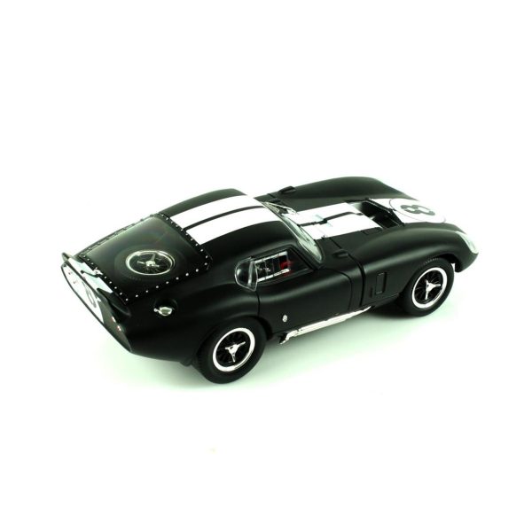 1/18 1965 Shelby Cobra Daytone Coupe Black Diecast Araba, Road Signature 92408 - Görsel 2