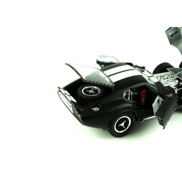 1/18 1965 Shelby Cobra Daytone Coupe Black Diecast Araba, Road Signature 92408 - Görsel 4