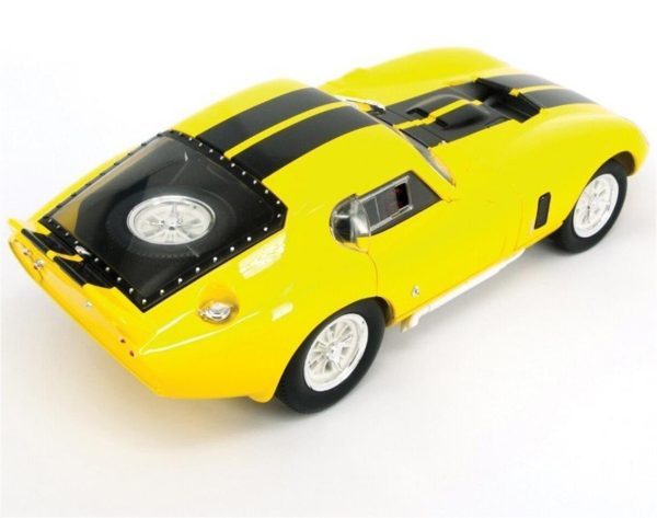 1/18 1965 Shelby Cobra Daytone Coupe Yellow Diecast Araba, Road Signature 92408 - Görsel 3