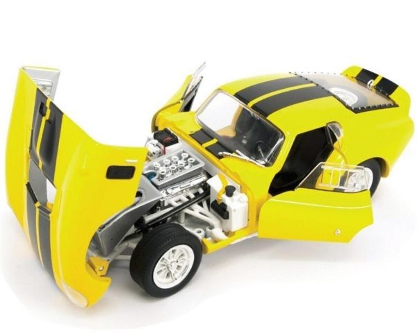 1/18 1965 Shelby Cobra Daytone Coupe Yellow Diecast Araba, Road Signature 92408 - Görsel 4