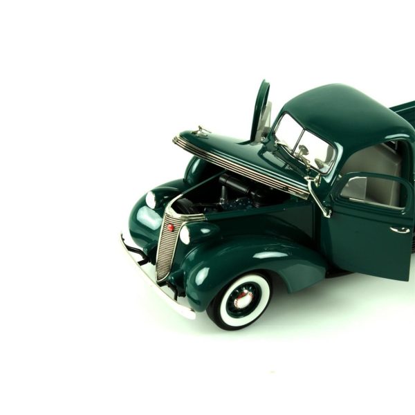 1/18 1937 Studebaker Coupe Express Pickup Green Diecast Araba, Road Signature 92458 - Görsel 3
