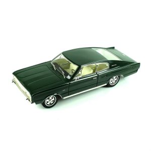 1/18 1966 Dodge Charger Green Diecast Araba, Road Signature 92638