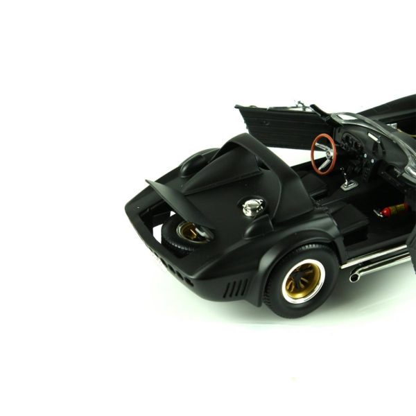 1/18 1964 Chevrolet Corvette Grand Sport Black Diecast Araba, Road Signature 92697 - Görsel 4