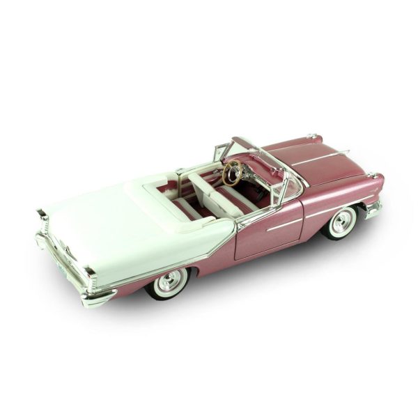 1/18 1957 Oldsmobile Super 88 Purple Diecast Araba, Road Signature 92758 - Görsel 2