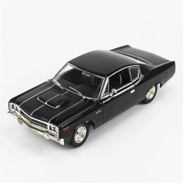 1/18 1970 AMC Rebel Black Diecast Araba, Road Signature 92778