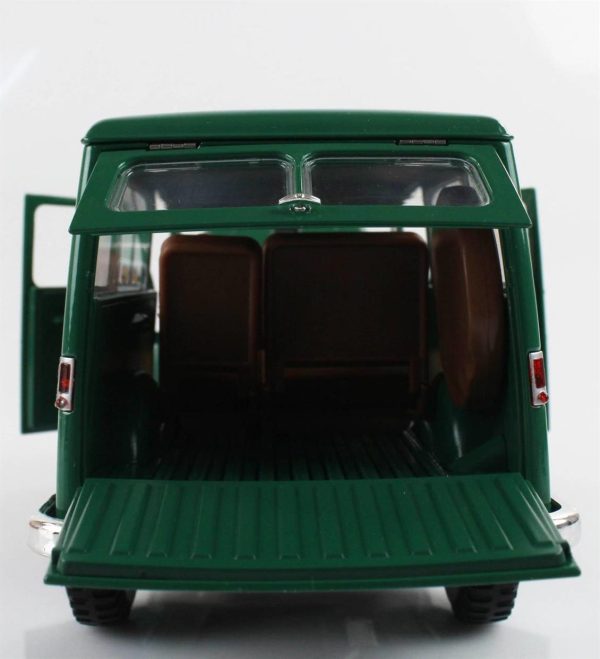 1/18 1955 Willys Jeep Station Wagon Green Diecast Araba, Road Signature 92858 - Görsel 5